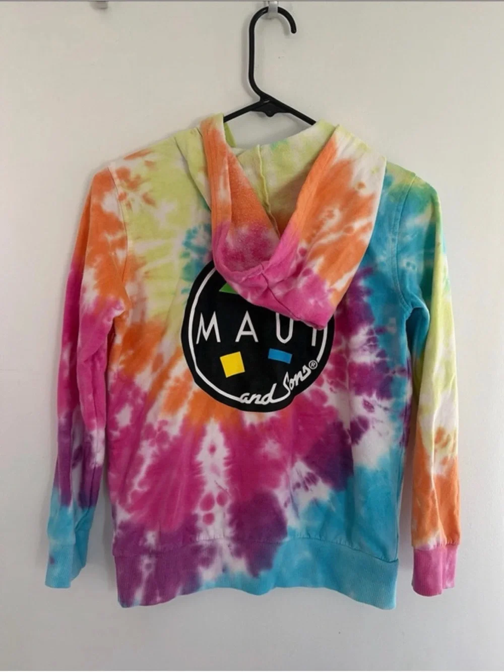 Maui and Sons Tie Dye Hoodie size M(10-12)